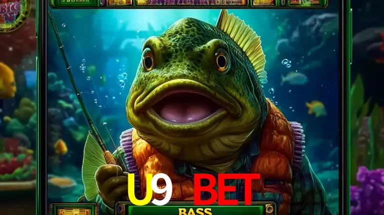 Personagem de peixe pescador do popular jogo de slot com tema de pescaria, uma das emocionantes opções de caça-níqueis para jogar e ganhar no cassino U9 BET.